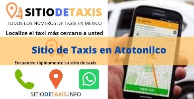 sitio de taxis atotonilco