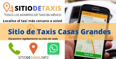 sitio de taxis casas grandes