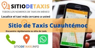 sitio de taxis Cuauhtémoc