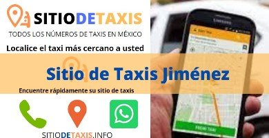sitio de taxis jimenez