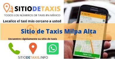sitio de taxis milpa alta