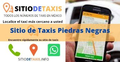 sitio de taxis piedras negras