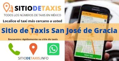 sitio de taxis san jose de gracia