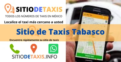 sitio de taxis en tabasco