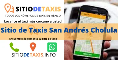 sitio de taxis san andres cholula