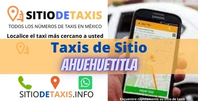 sitio de taxis ahuehuetitla