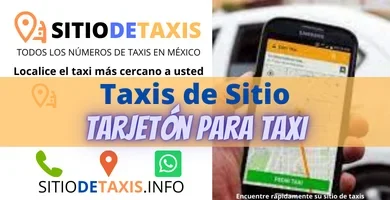 tarjeton para taxi